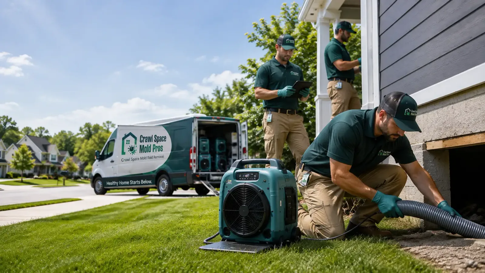 Crawl Space Mold Removal in Mascotte, FL
